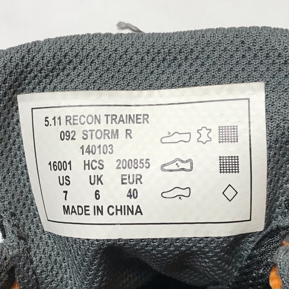 5.11 Tactical Recon Trainer sneakers sz 7 main image 5